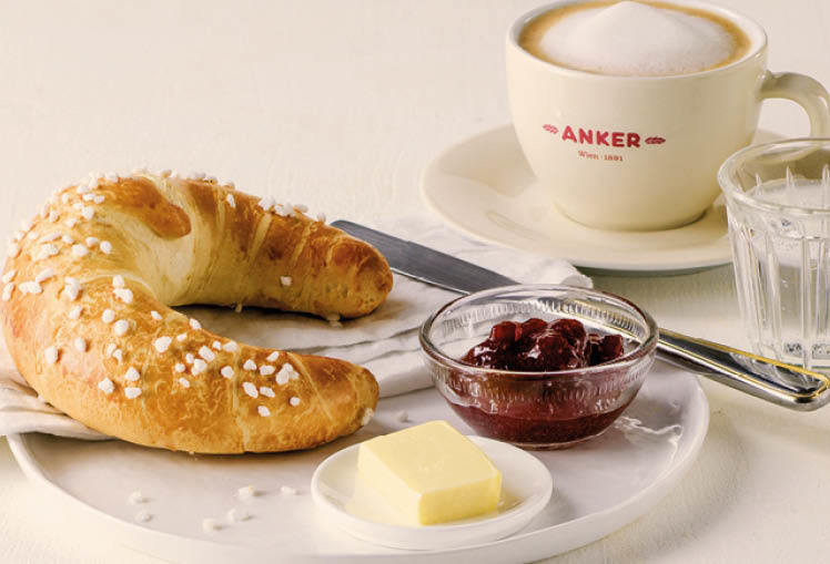 Kipferl Frühstück