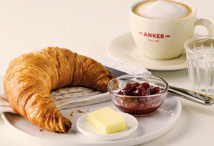 Croissant Frühstück