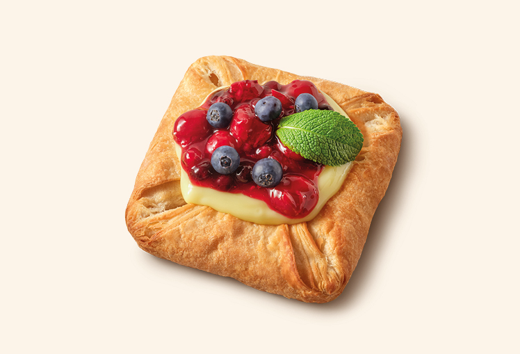 Fruchtplunder mit frischen Heidelbeeren