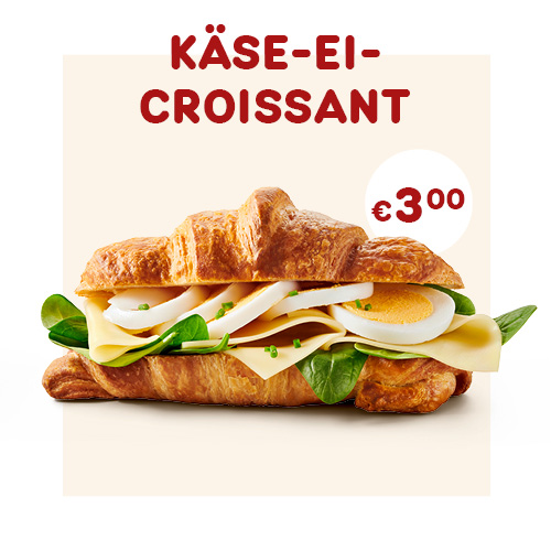 Käse Ei Croissant vom Anker