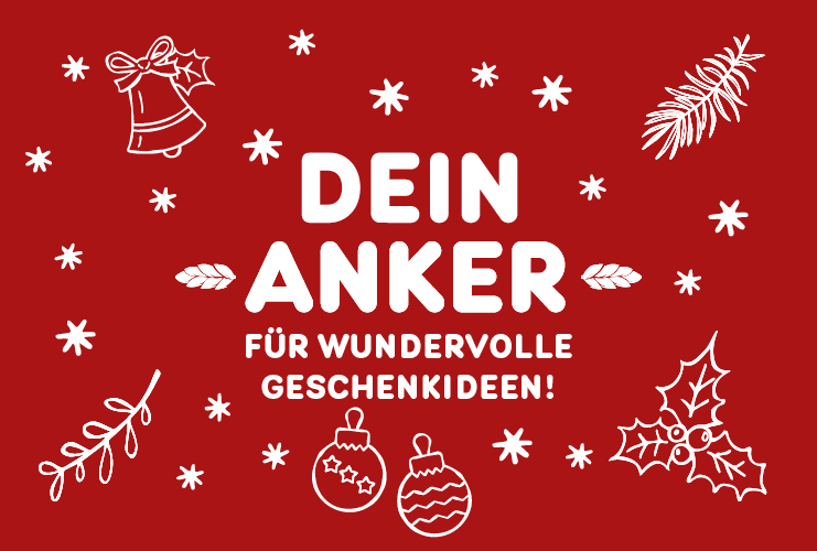Die besten ANKER-Geschenke für Weihnachten Geschenkbox, Gutscheinkarte oder ANKER-Box gefällig? :)
