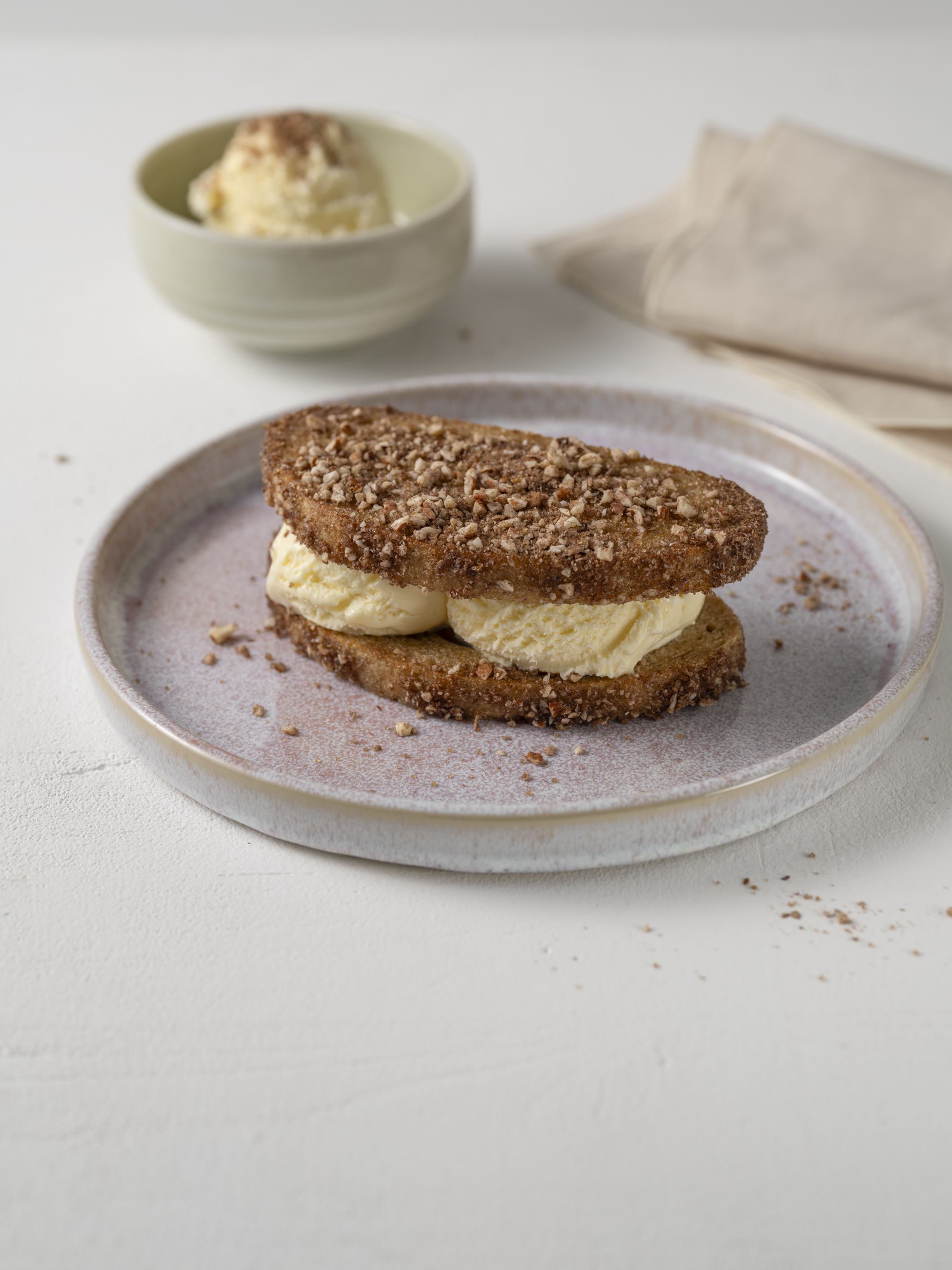 Brot mit Eis