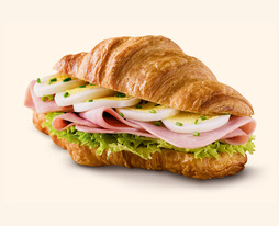 Schinken-Ei-Croissant