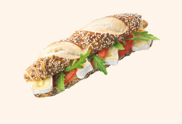     Laugenstangerl mit Camembert