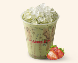 Iced Matcha Latte Erdbeer
