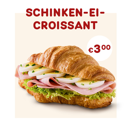 Schinken Ei Croissant vom Anker