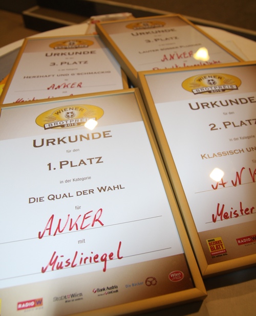 Brotpreis 2015 Urkunden
