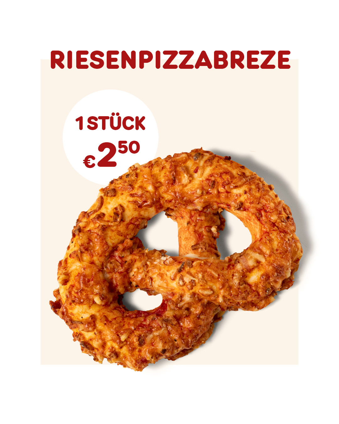 Aufgebrezelt.