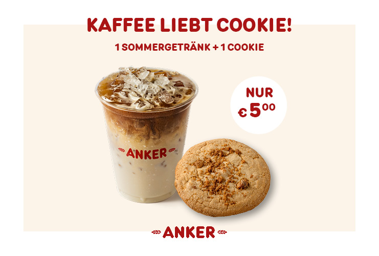 Kaffee liebt Cookie!