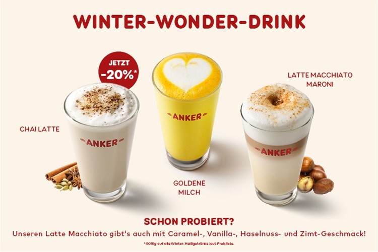 Wieder da: unsere winterlichen Heißgetränke