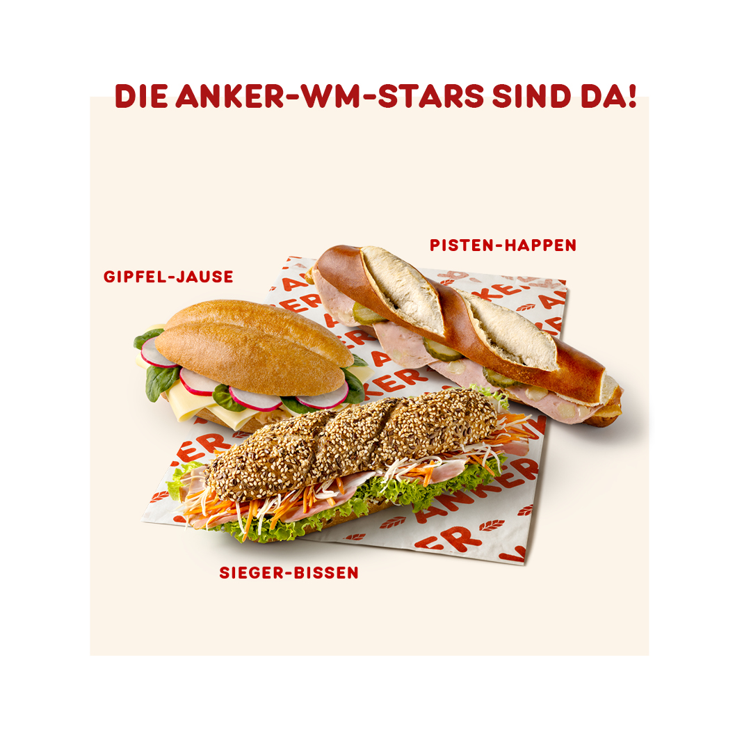 Die ANKER WM-Stars sind da.