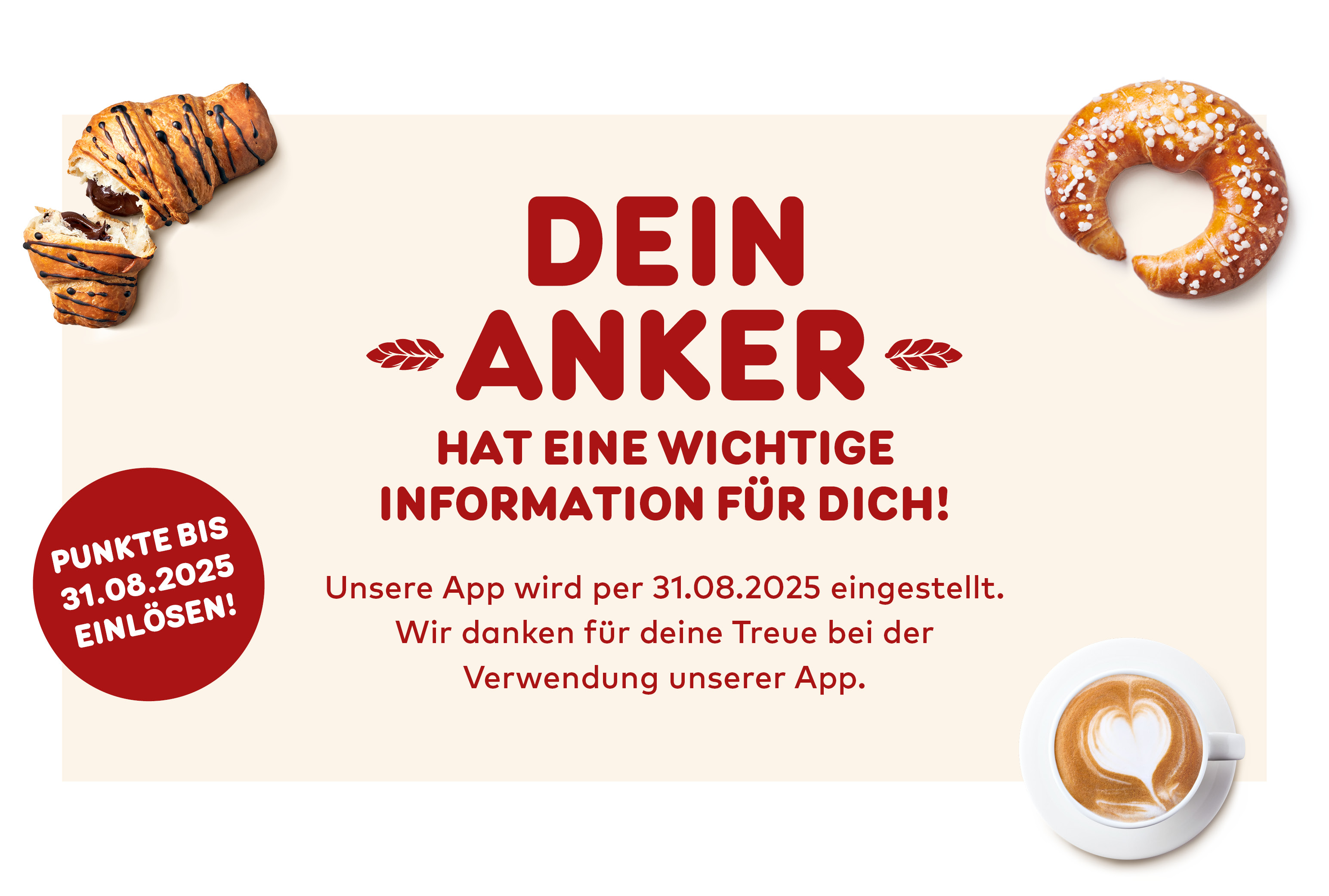 Beendigung unserer App