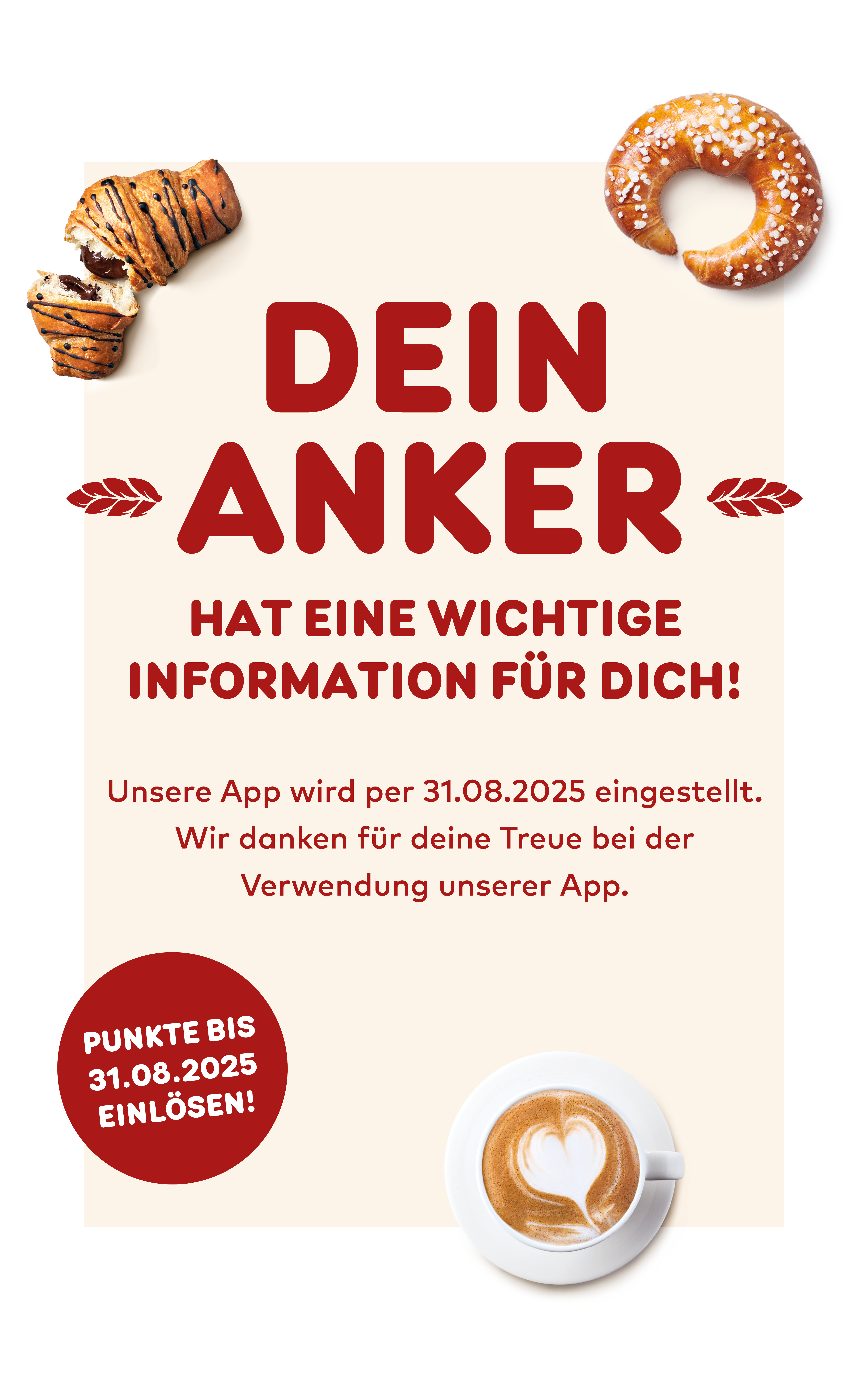 Beendigung unserer App
